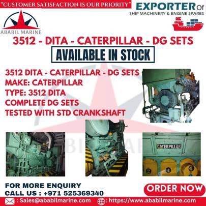 3512 DITA - CATERPILLAR - DG SETS