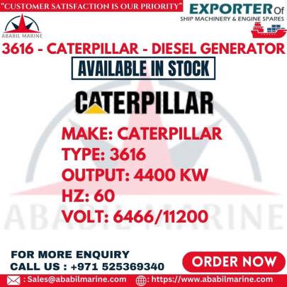 3616 - CATERPILLAR - DIESEL GENERATOR