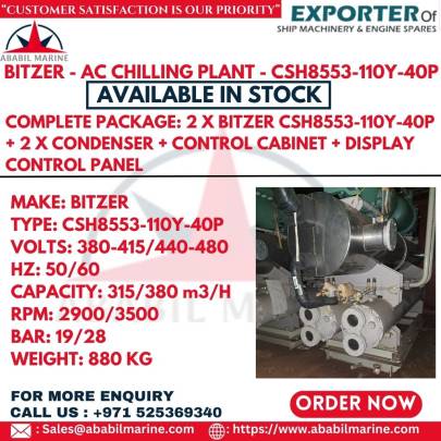 BITZER - AC CHILLING PLANT - CSH8553-110Y-40P