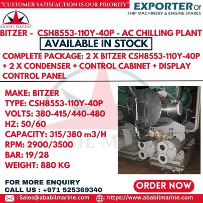 BITZER - CSH8553-110Y-40P - AC CHILLING PLANT