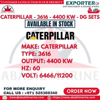 CATERPILLAR - 3616 - 4400 KW - DG SETS