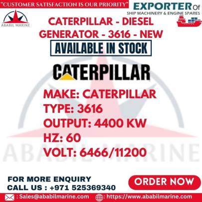 CATERPILLAR - DIESEL GENERATOR - 3616 - NEW