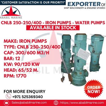 CNLB 250-250/400 - IRON PUMPS - WATER PUMPS