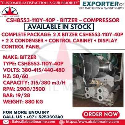 CSH8553-110Y-40P - BITZER – COMPRESSOR