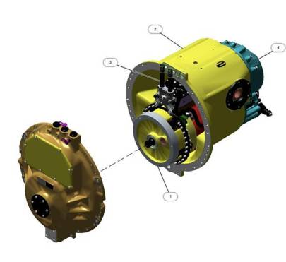 Complete Transmission for Caterpillar D8R II Tractor  Machine series: AKA