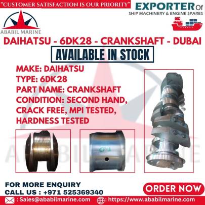 DAIHATSU - 6DK28 - CRANKSHAFT - DUBAI