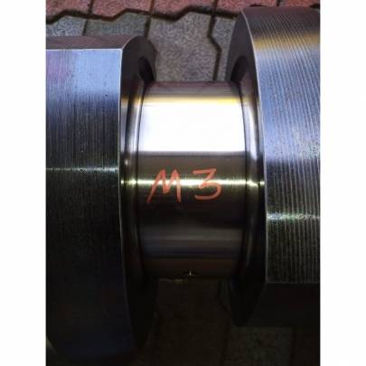 DAIHATSU 6DL24 CRANKSHAFT , CYLINDER BLOCK & BED PLATE