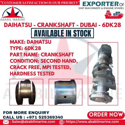DAIHATSU - CRANKSHAFT - DUBAI - 6DK28