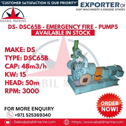 DS- DSC65B - EMERGENCY FIRE - PUMPS