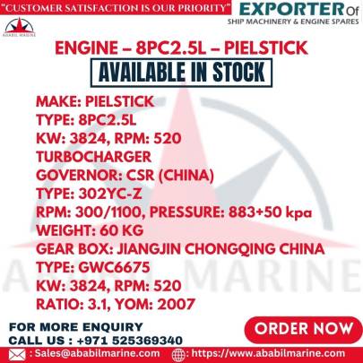 ENGINE – 8PC2.5L – PIELSTICK