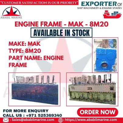 ENGINE FRAME - MAK - 8M20