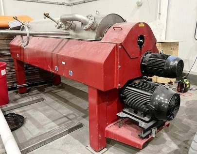 GEA Westfalia CC 458-21-32 gas-tight decanter centrifuge, 316SS.