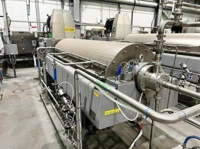 GEA Westfalia ProteinMaster CF 6000 sanitary tricanter centrifuge, 316SS.