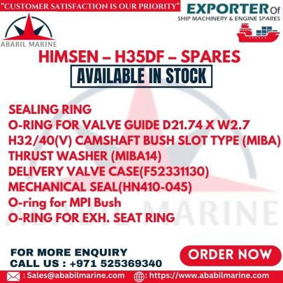 HIMSEN – H35DF – SPARES – THRUST WASHER (MIBA14) – LDFV13250-252