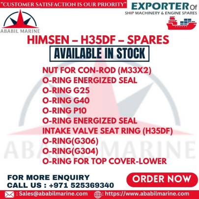 HIMSEN – H35DF – SPARES – O-RING ENERGIZED SEAL – LDFV21400-405