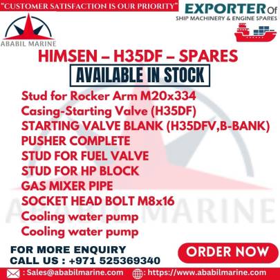 HIMSEN – H35DF – SPARES – STUD FOR HP BLOCK – LDFV52300-106