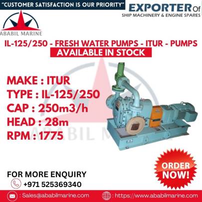 IL-125/250 - FRESH WATER PUMPS - ITUR -  PUMPS