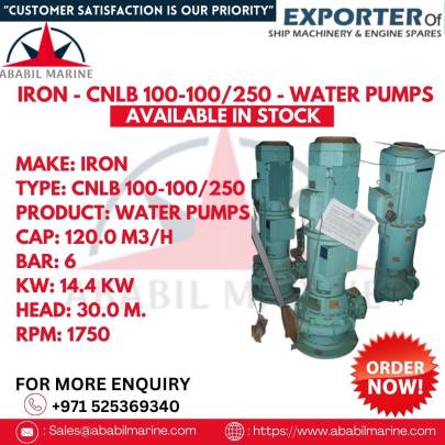 IRON - CNLB 100-100/250 - WATER PUMPS 