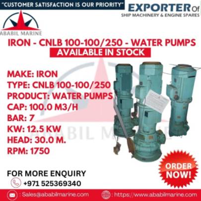 IRON - CNLB 100-100/250 - WATER PUMPS