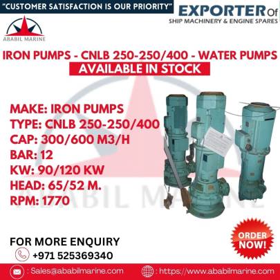 IRON PUMPS - CNLB 250-250/400 - WATER PUMPS