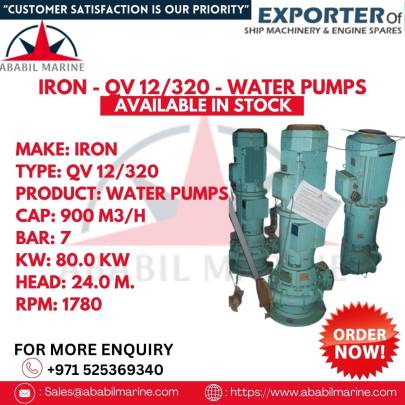 IRON - QV 12/320 - WATER PUMPS