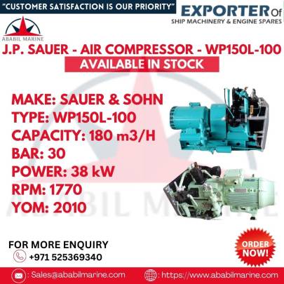 J.P. SAUER - AIR COMPRESSOR - WP150L-100