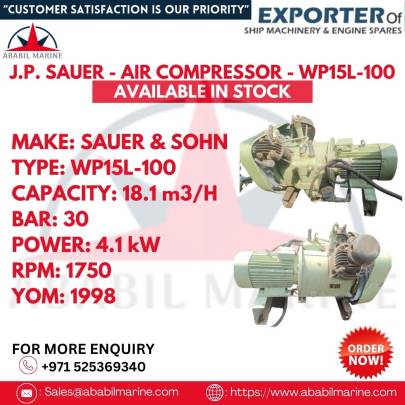 J.P. SAUER - AIR COMPRESSOR - WP15L-100