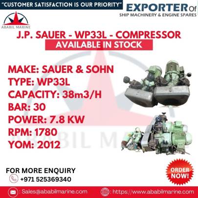 J.P. SAUER - WP33L - COMPRESSOR