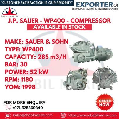 J.P. SAUER - WP400 - COMPRESSOR