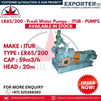 LR65/200 - Fresh Water Pumps -  ITUR - PUMPS