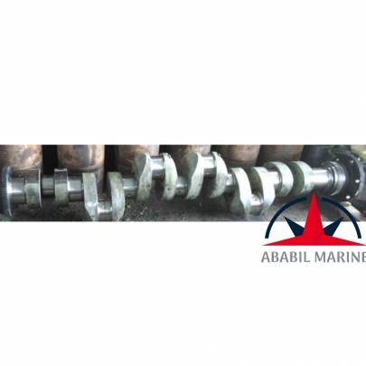 MAK 6M453C CRANKSHAFT, CYLINDER BLOCK & BED PLATE