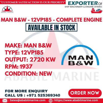MAN B&W - 12VP185 - COMPLETE ENGINE