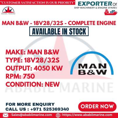 PROPULSION ENGINE - 18V28/32S - MAN B&W