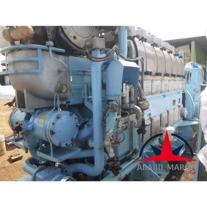 MAN B&W 6L23/30H DIESEL GENERATOR, DIESEL ENGINE 