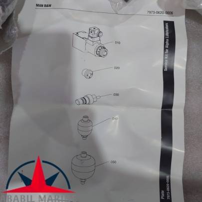 MAN B&W - ALPHA LUBRICATOR SERVICE KIT - MC, MC-C ENGINE - 7973-0620-0006