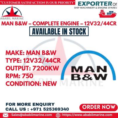 MAN B&W – COMPLETE ENGINE – 12V32/44CR
