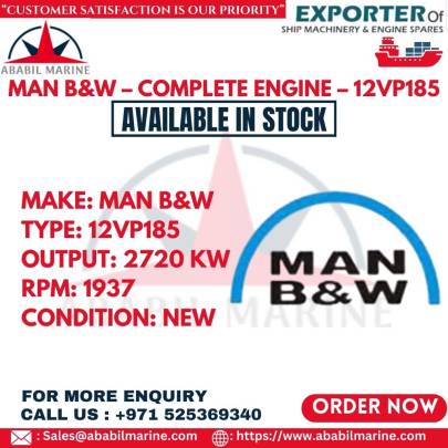 MAN B&W – COMPLETE ENGINE – 12VP185