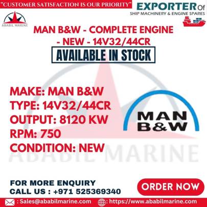 MAN B&W - COMPLETE ENGINE - NEW - 14V32/44CR