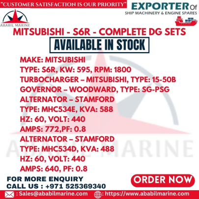 MITSUBISHI - S6R - COMPLETE DG SETS