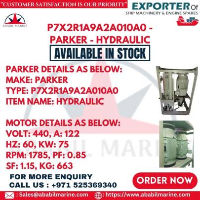 P7X2R1A9A2A010A0 - PARKER - HYDRAULIC