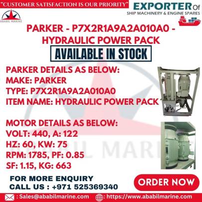 PARKER - P7X2R1A9A2A010A0 - HYDRAULIC POWER PACK