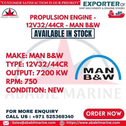 PROPULSION ENGINE - 12V32/44CR - MAN B&W
