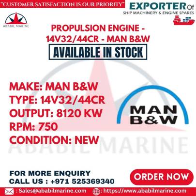 PROPULSION ENGINE - 14V32/44CR - MAN B&W