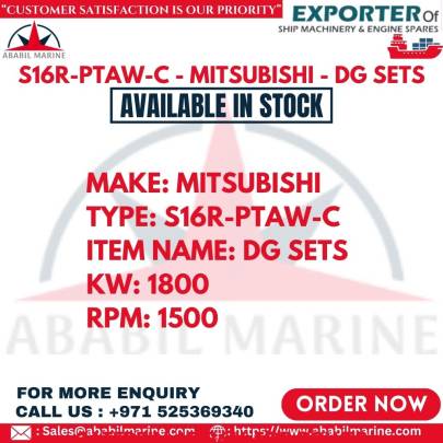 S16R-PTAW-C - MITSUBISHI - DG SETS