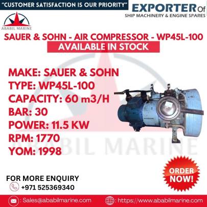 SAUER & SOHN - AIR COMPRESSOR - WP45L-100