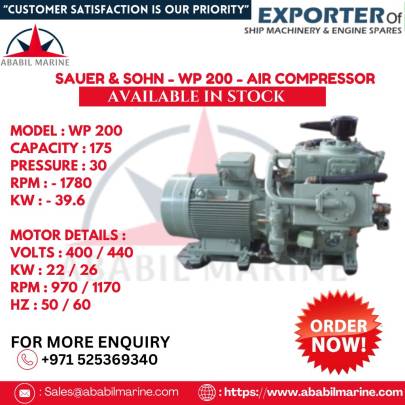WP 200 - SAUER & SOHN - AIR COMPRESSOR .