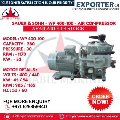 WP 400-100 - SAUER & SOHN - AIR COMPRESSOR .