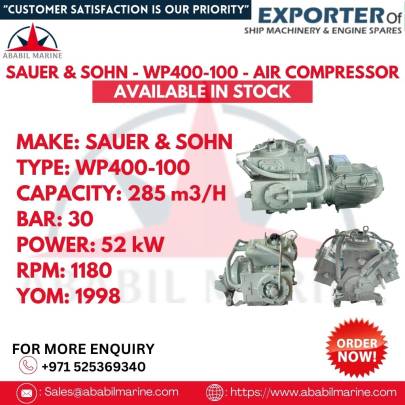 SAUER & SOHN - WP400-100 - AIR COMPRESSOR