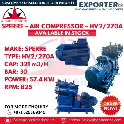 SPERRE – AIR COMPRESSOR – HV2/270A