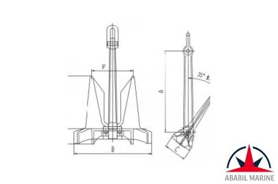 STOCKLESS - ANCHOR - 4690 KGS